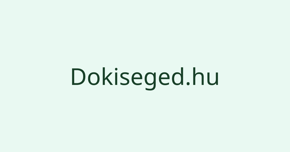 Kórlap másodpercek alatt | Dokiseged.hu